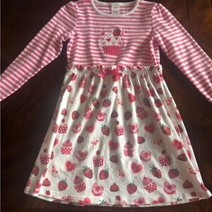 Gymboree Pink and White Cupcake Dress